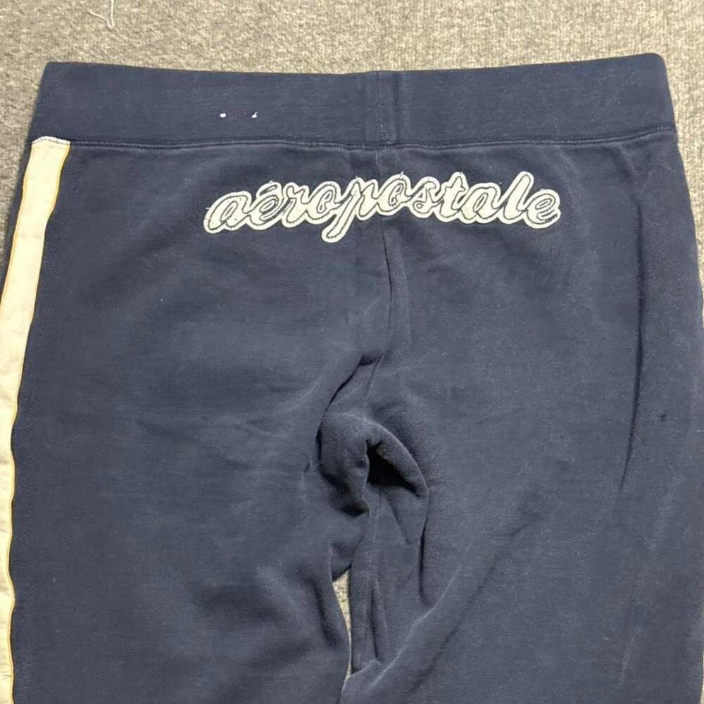 Aeropostale Vintage Y2K Navy Blue Flared Sweatpants Size Large - Picture 3 of 6